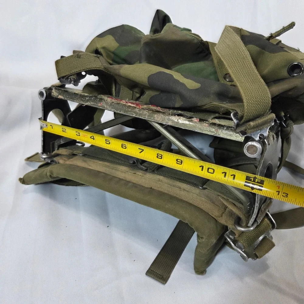 Vtg USGI ALICE Field Pack M81 Woodland Camo LC-2 External Frame Strap Complete